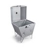 Churrasqueira Econômica de Chapa Galvanizada Prata Olibox - 1