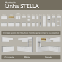 Ver mais imagens de Porta-Geladeira 73 cm 1 Porta Basculante Branco Stella Madesa