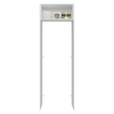 Ver imagem 4 de Porta-Geladeira 73 cm 1 Porta Basculante Branco Stella Madesa