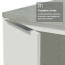 Ver imagem 5 de Porta-Geladeira 73 cm 1 Porta Basculante Branco Stella Madesa