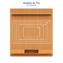 Ver imagem 4 de Painel para TV até 72 Polegadas 250cmx185,5cm 100% MDF Ripado com Nicho Aloe CabeCasa MadeiraOriginals