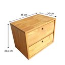 Ver imagem 4 de Estante Style de Ferro e Madeira Ample 6 Prateleiras com 2 Gaveteiros Industrial Carvalho e Preto