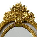Ver imagem 5 de Espelho Decorativo Dourado Ideal para Quarto Banheiro e Hall 105x140x10cm