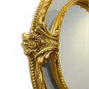 Ver imagem 4 de Espelho Decorativo Dourado Ideal para Quarto Banheiro e Hall 105x140x10cm