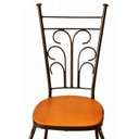 Ver imagem 2 de Cadeira Ferro e Madeira para Restaurante Reforçada