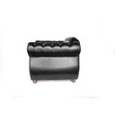 Ver imagem 2 de Poltrona Chesterfield Luís Xv Clássica Capitonê Retrô - Preto