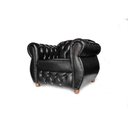 Ver imagem 3 de Poltrona Chesterfield Luís Xv Clássica Capitonê Retrô - Preto