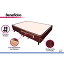 Ver imagem 4 de Cama Base c/Aux 4 Gavetas King Castor Poli Brown 193x203x27