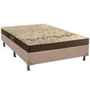 Ver imagem 1 de Cama Box Casal: Colchão Espuma Anjos D28 Confort + Base CRC Suede Clean(138x188)