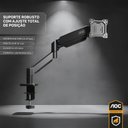 Ver imagem 3 de Suporte de Mesa Articulado Monitor 15" a 32" até 9kg Vesa Preto Aoc