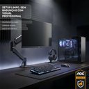 Ver imagem 6 de Suporte de Mesa Articulado Monitor 15" a 32" até 9kg Vesa Preto Aoc
