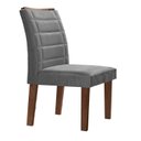 Ver imagem 5 de Conjunto Sala de Jantar Tampo 200x90cm Vidro/MDF Genova com 8 Cadeiras Smart Plus