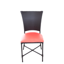 Ver imagem 4 de Cadeiras Estofadas Mesa Jantar de Fibra Sintetica:vermelho