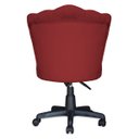 Ver imagem 5 de Cadeira Mocho Pétala Giratória para Estética Consultório Veludo Vermelho Bz Home Decor