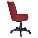 Ver imagem 3 de Cadeira Mocho Pétala Giratória para Estética Consultório Veludo Vermelho Bz Home Decor