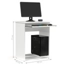 Ver imagem 2 de Mesa de Computador Escrivaninha Barcelona Branco