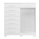 Ver imagem 2 de Cômoda Verona 08 Gavetas Branco - Móveis Albatroz