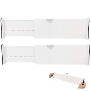 Organizador Separador de Gaveta Ajustavel Divisor Retratil Guarda Roupa Roupa Livro Talheres Utensil