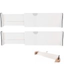 Ver imagem 1 de Organizador Separador de Gaveta Ajustavel Divisor Retratil Guarda Roupa Roupa Livro Talheres Utensil