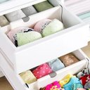 Ver imagem 4 de Organizador Separador de Gaveta Ajustavel Divisor Retratil Guarda Roupa Roupa Livro Talheres Utensil