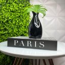 Ver imagem 2 de Conjunto decorativo livro Paris + vaso garrafa na cor preta