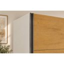 Ver imagem 6 de Guarda Roupa Casal 2 Ptas 6 Gav Hanover Peroba/Off Europa