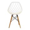 Cadeira New Dkr Eames Base Eiffel Madeira Branca - 4