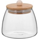Ver imagem 1 de Table Pote 10x11x11cm 450ml Borosilicato Transp Tampa Bambu