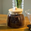 Ver imagem 2 de Table Pote 10x11x11cm 450ml Borosilicato Transp Tampa Bambu