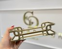 Ver imagem 4 de Bandeja Decorativa Ferro Piatina com Espelho 10x20 Lavabo:champanhe