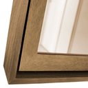Ver imagem 3 de Espelho Decorativo com Moldura Dupla Empório do Adesivo Moldura Madeira 40x60cm
