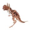 Kit com 5 dinossauros quebra cabeça 3D dino em mdf com manual Genitori Laser - 2