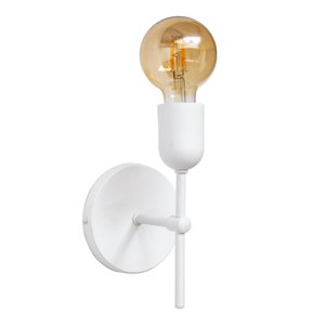 Arandela Parede Cabeceira Quarto e Lavabo Branco Fosco
