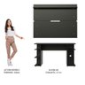 Mesa para Computador Gamer e Painel Tv Madesa - Preto - 7
