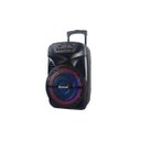Ver imagem 1 de Caixa Amplificada Amvox Recarregável Bluetooth USB Microsd Auxiliar Bivolt 280W Aca 280 Black