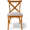 Ver imagem 3 de Cadeira Para Sala de Jantar e Estar Living Estofada Ávila L02 Linho Bege - Lyam Lyam Decor