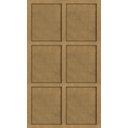Ver imagem 2 de Papel de Parede Madeira Ripada Boiserie Soft - Várias Cores - Taupe
