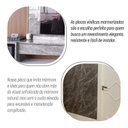 Ver imagem 4 de Revestimento Decorativo Premium Placa Marmorizada Marmo Gris 244cm x 122cm 2,97m² de Cobertura Formaco Decor Cinza