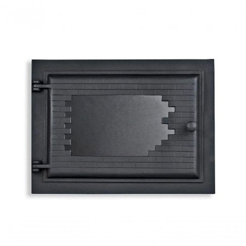 Porta Forno Ferro Fundido com Vidro Libaneza 31,5x46cm