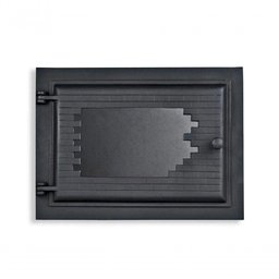 Porta Forno Ferro Fundido com Vidro Libaneza 31,5x46cm - 2