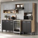 Ver mais imagens de Armário Cozinha Compacta Arizona Essence Carraro - Carvalho-preto Carvalho-preto