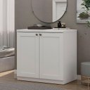 Ver imagem 1 de Cômoda Genialflex Infinity 2 Portas Branco em Mdf