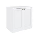 Ver imagem 2 de Cômoda Genialflex Infinity 2 Portas Branco em Mdf