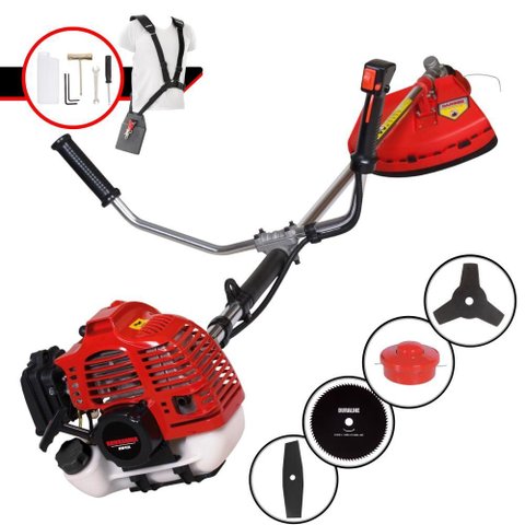 Roçadeira Multifuncional Kawashima Kw43-l À Gasolina 43cc 1,7hp com 4 Opções de Corte