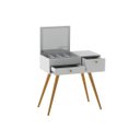 Ver imagem 2 de Penteadeira Retrô Cristal Branco