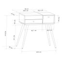 Ver imagem 5 de Penteadeira Retrô Cristal Branco