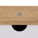 Ver imagem 3 de Cômoda Lys 3 Gavetas 100% MDF Pés de Metal 80 cm X 45 cm Tauari - Telinha Rattan
