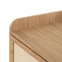 Ver imagem 7 de Cômoda Lys 3 Gavetas 100% MDF Pés de Metal 80 cm X 45 cm Tauari - Telinha Rattan