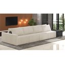 Ver imagem 6 de Sofá Ilha 4 Lugares Living 392cm Modulado Lary Bouclê Pu Pto K01 Cor Bege
