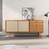 Buffet Aparador Sala Madeira Retrô 4 Gavetas Freijó Simona Idimex - 1